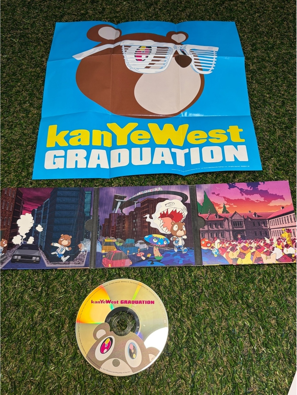 Kanye West Graduation CD Album with Poster